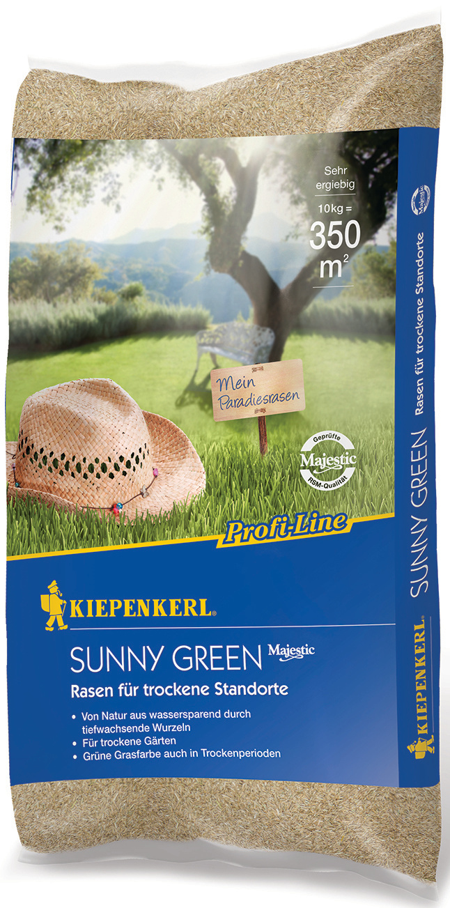 Profi-Line Sunny Green Rasen für trockene Standorte, 10 kg