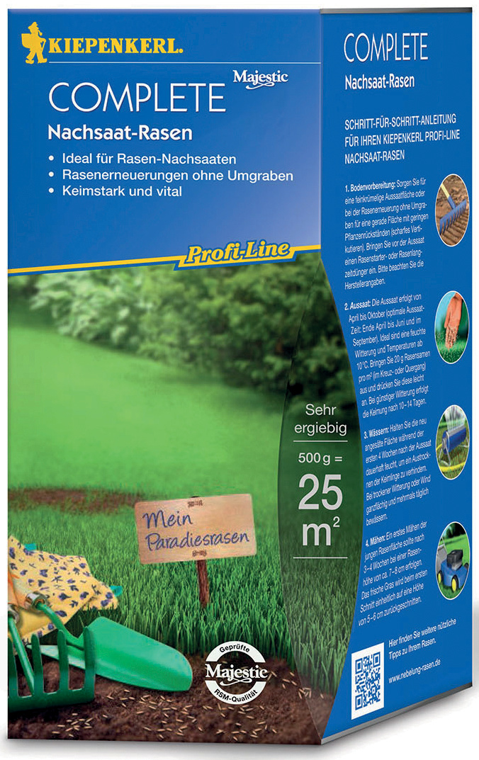 Profi-Line Complete Nachsaat-Rasen, 0,5 kg