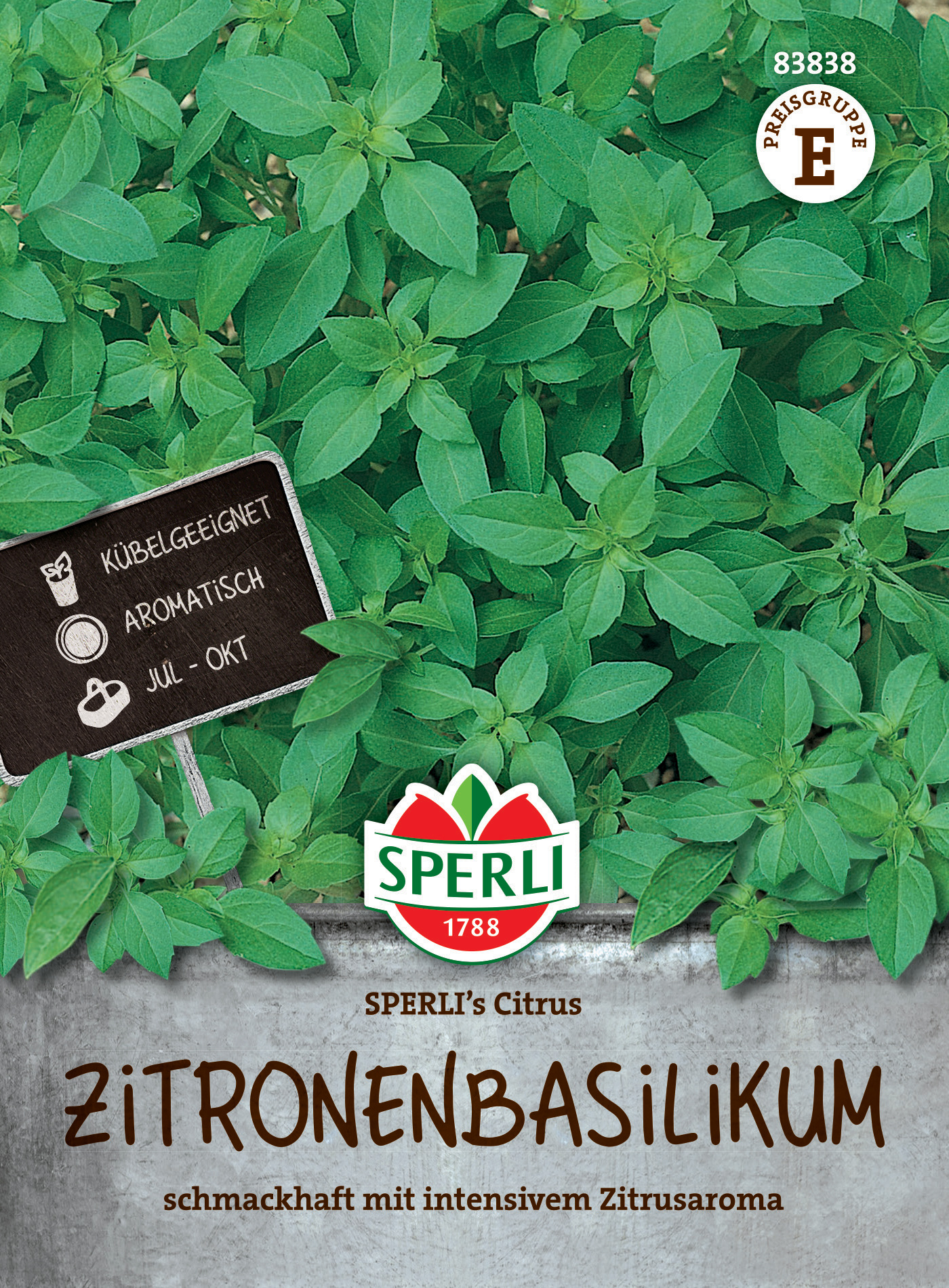 Zitronenbasilikum SPERLI's Citrus