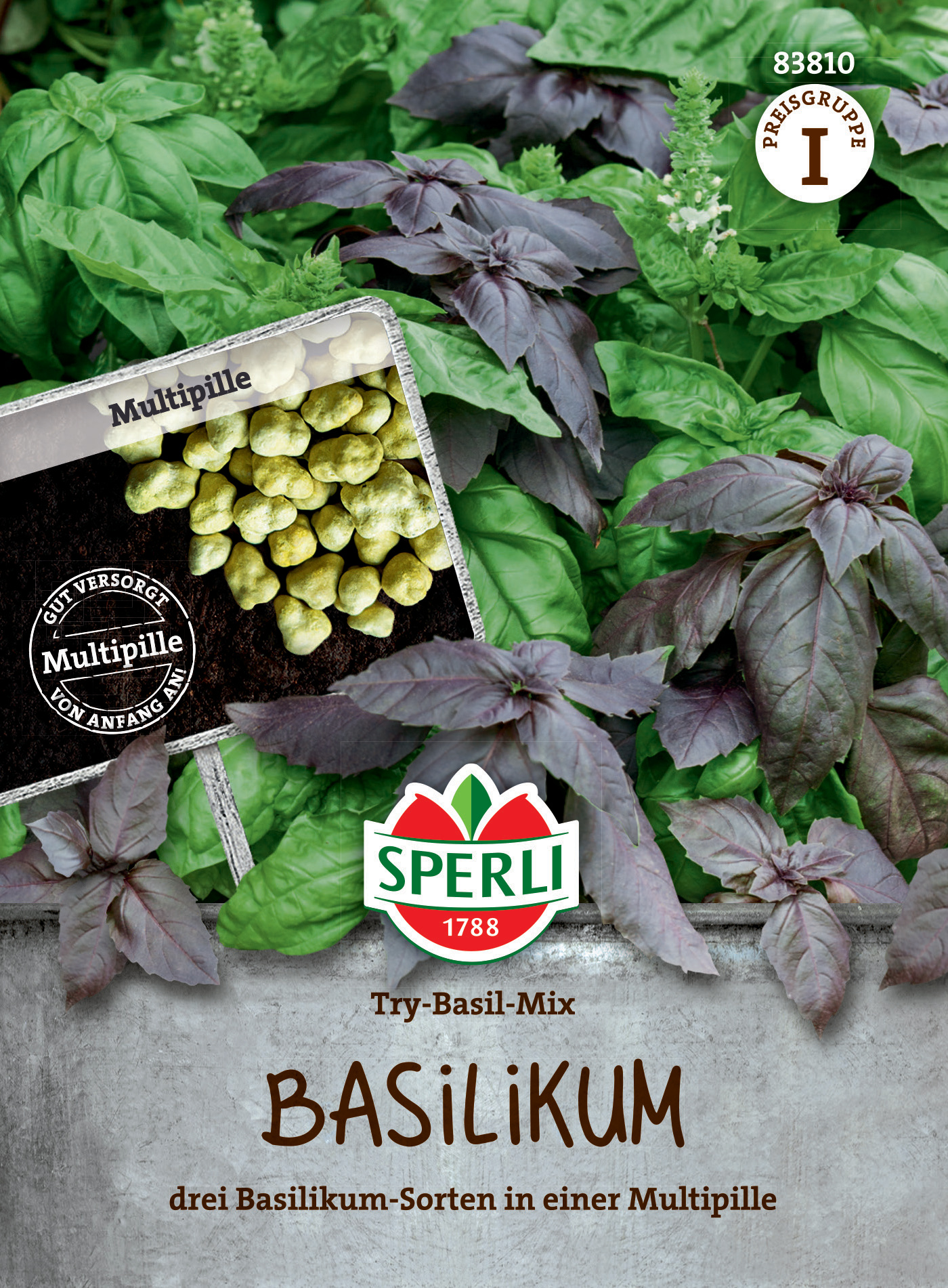 Basilikum Try-Basil-Mix