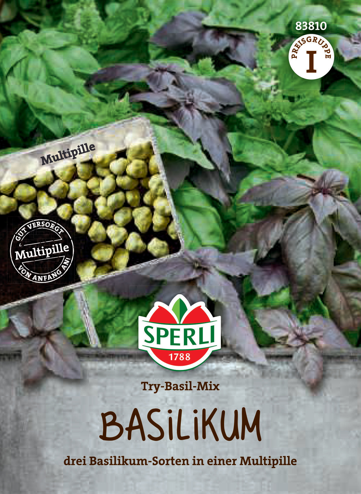 Basilikum Try-Basil-Mix