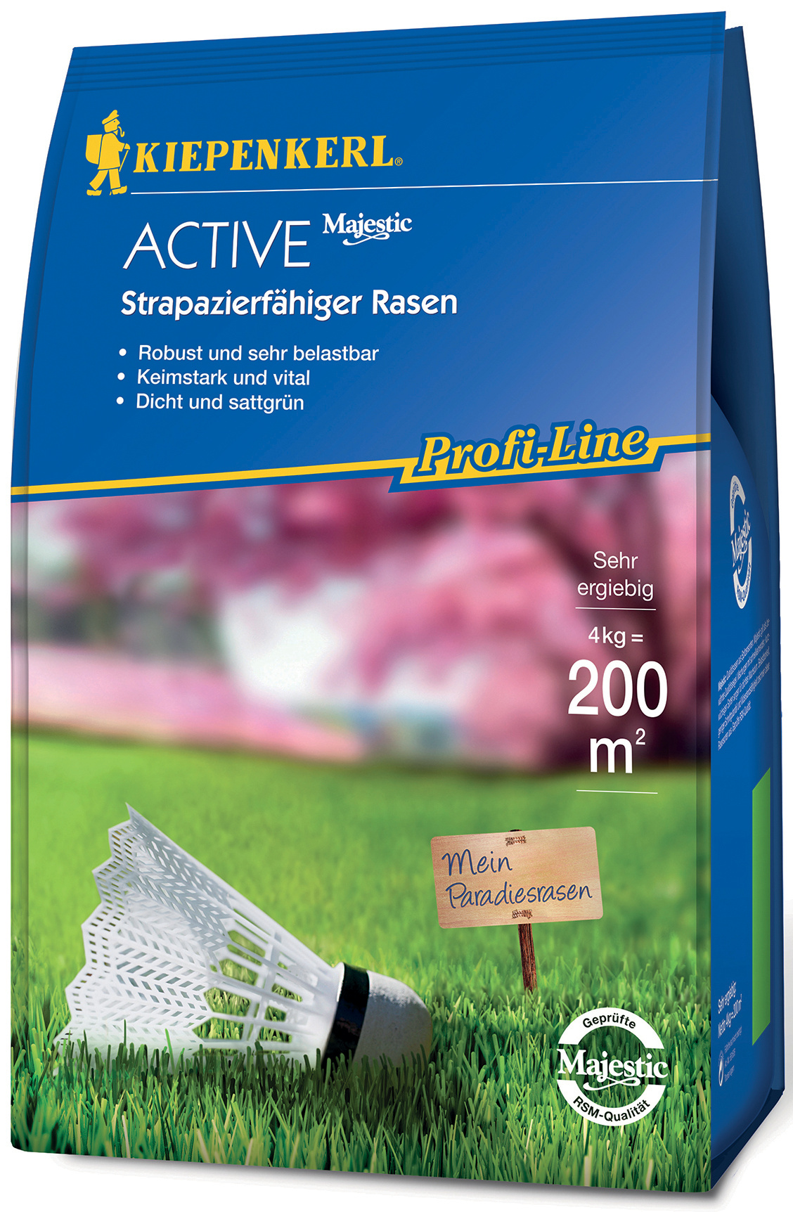 Profi-Line Active Strapazierfähiger Rasen, 4 kg