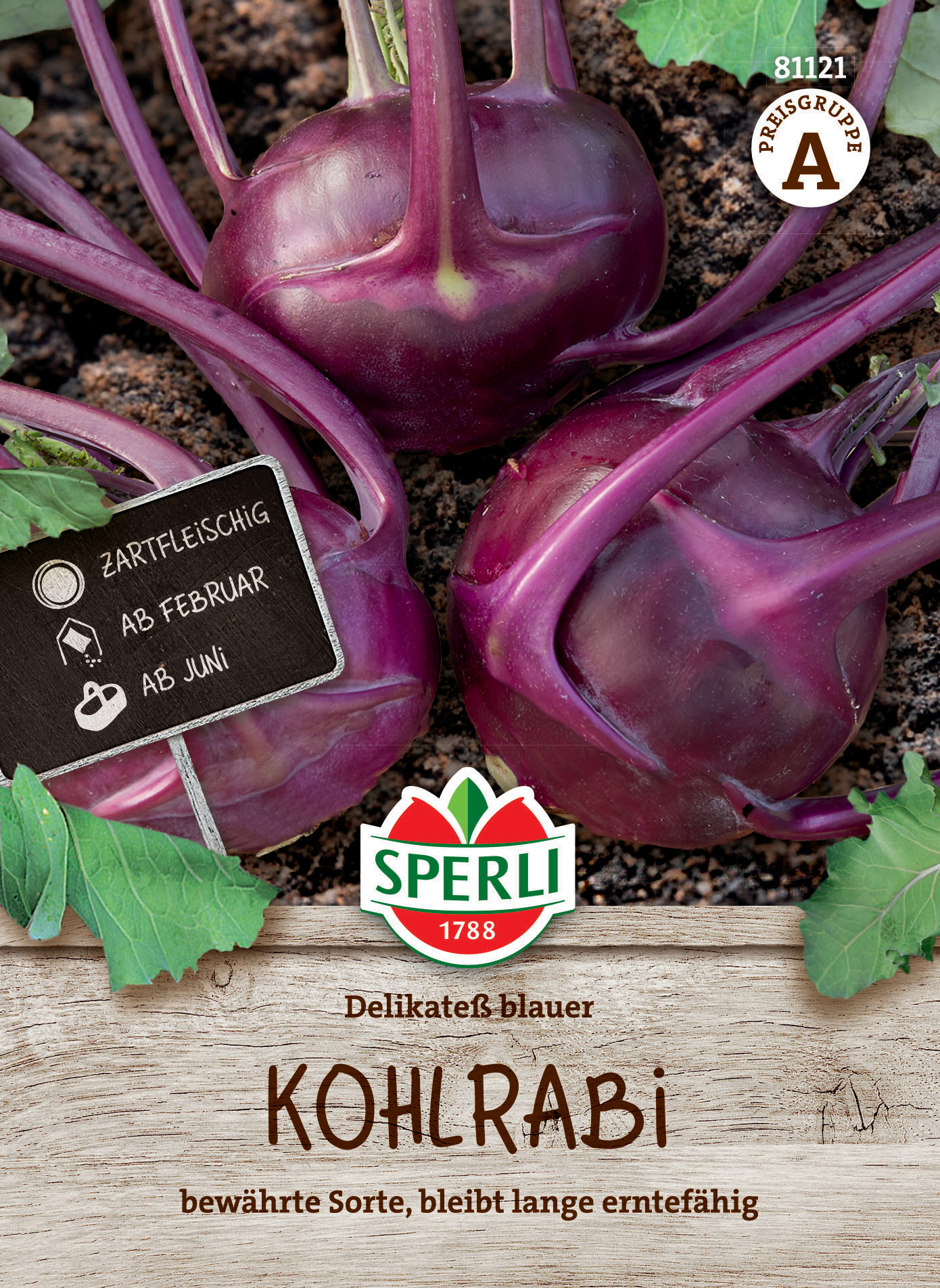 Kohlrabi Delikateß blauer