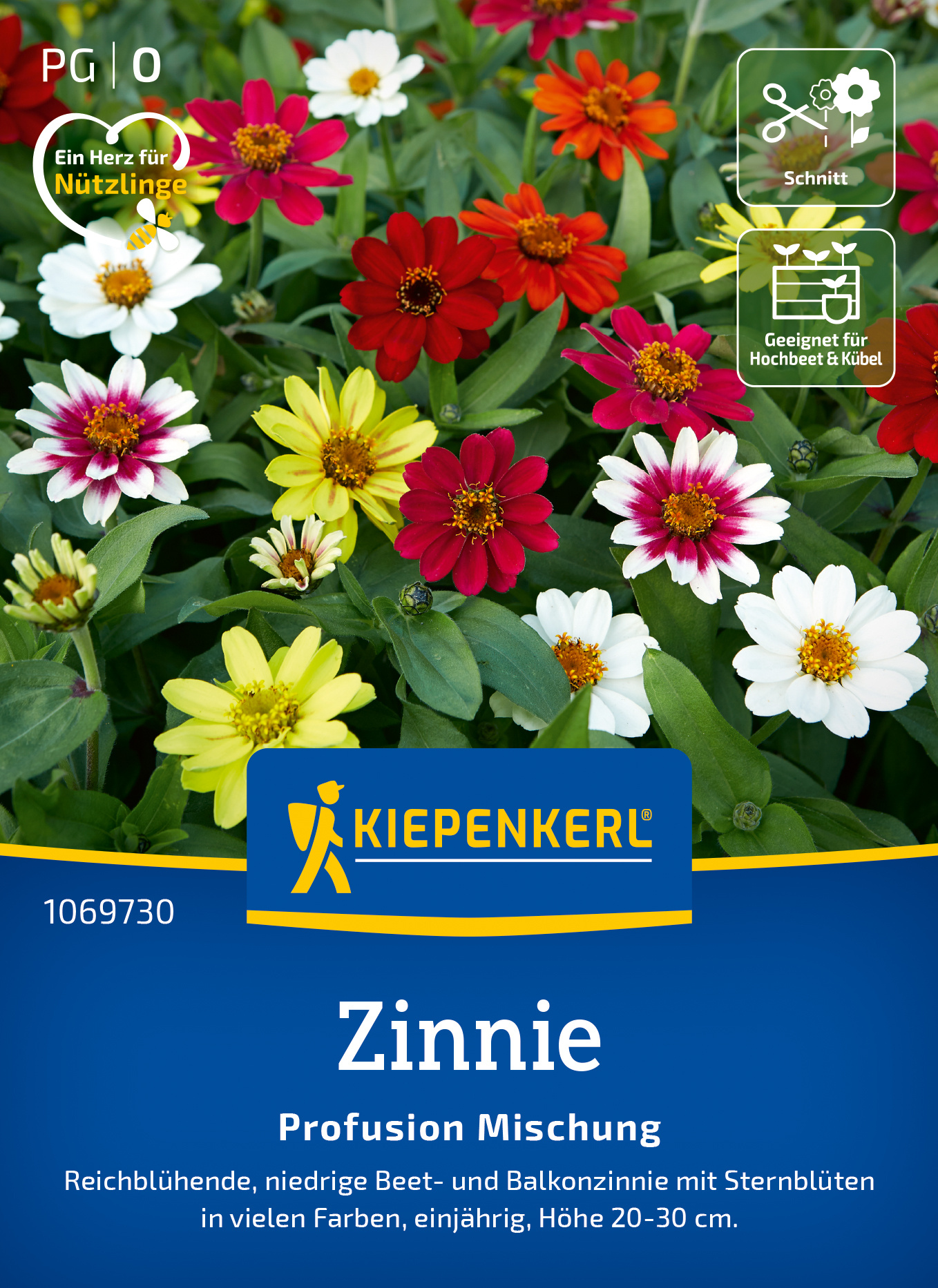 Zinnie Profusion Mischung