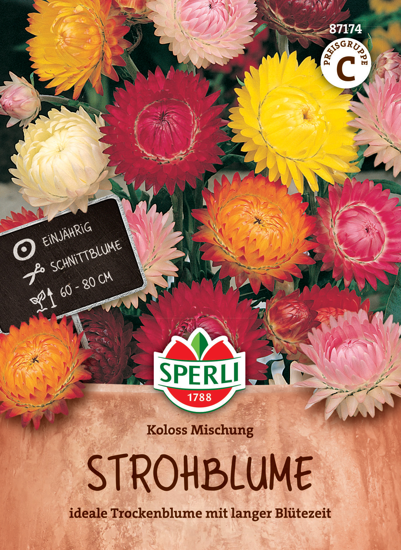 Strohblume Koloss Mischung