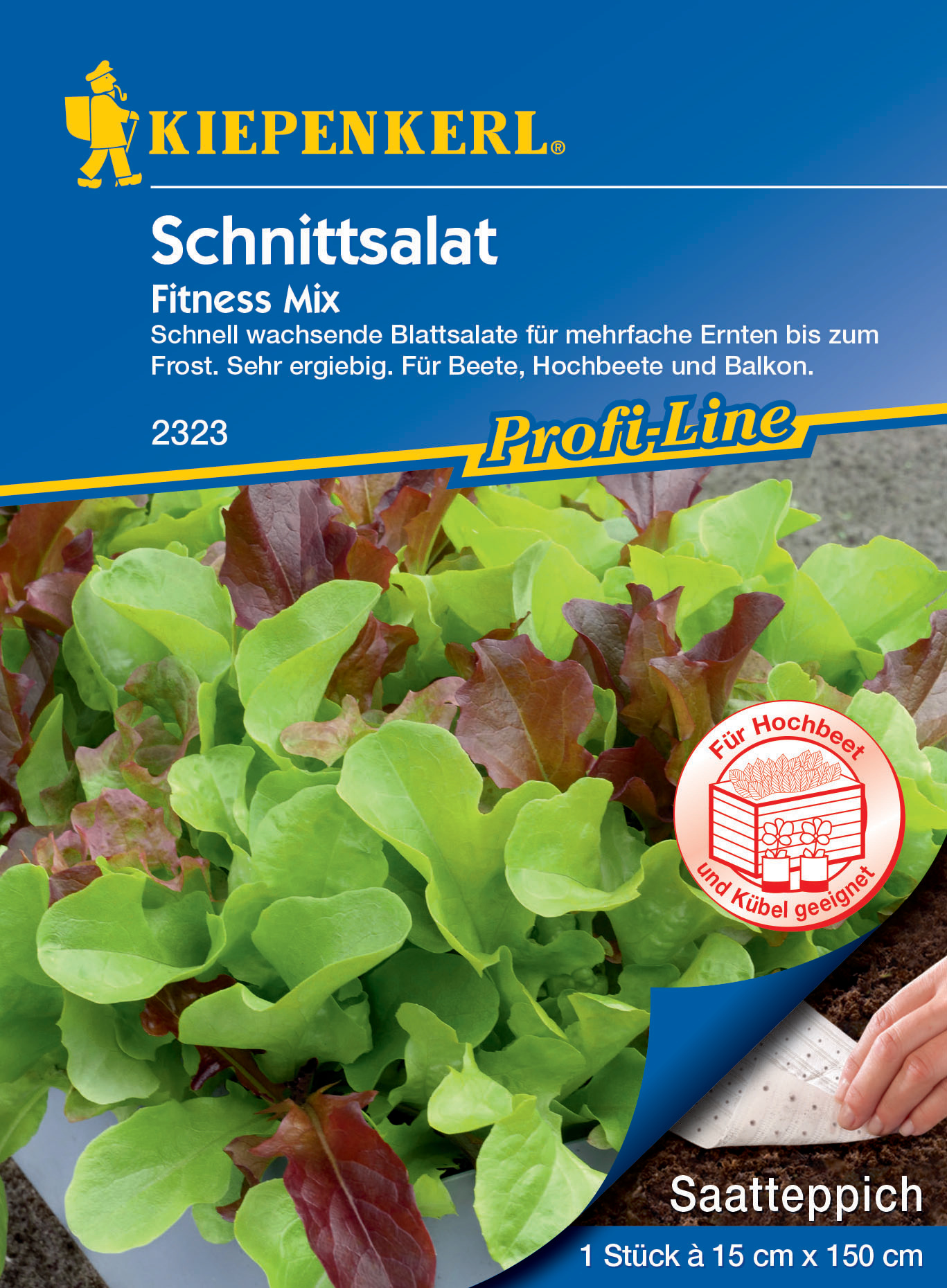 Salat Fitness Mix, Saatteppich