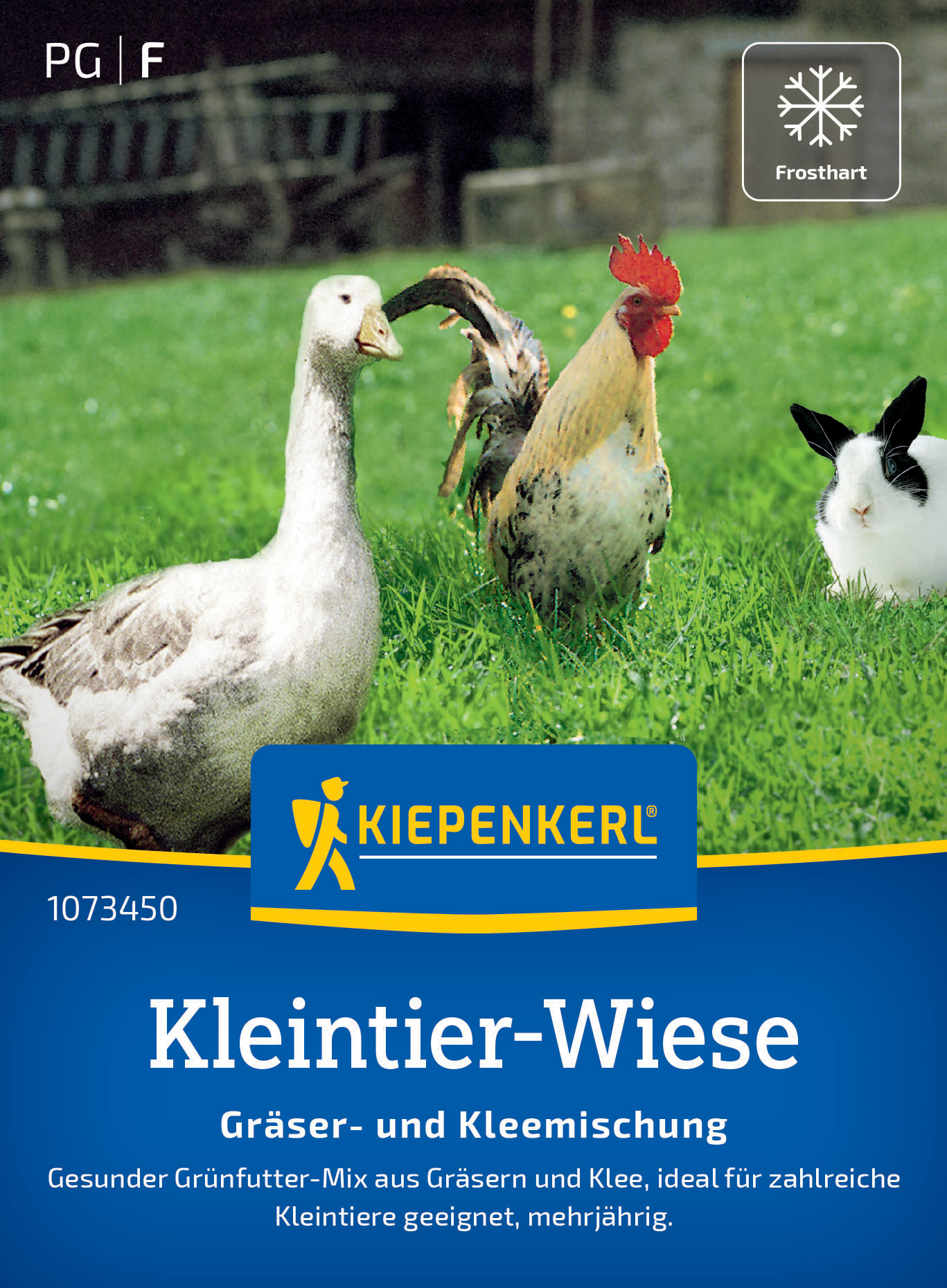 Kleintier-Wiese Gräser- und Kleemischung