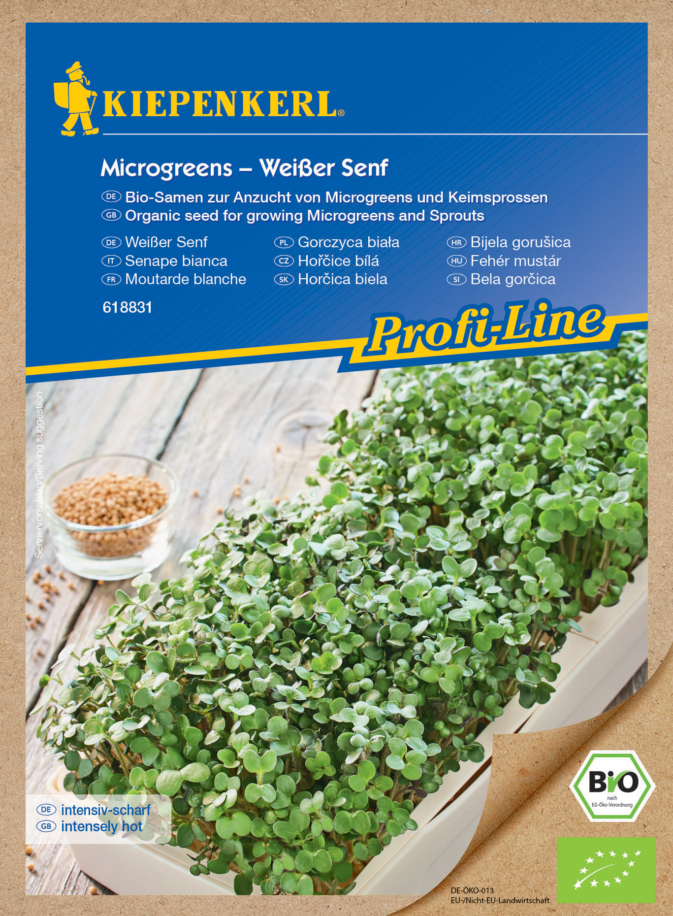 BIO Microgreens Weißer Senf