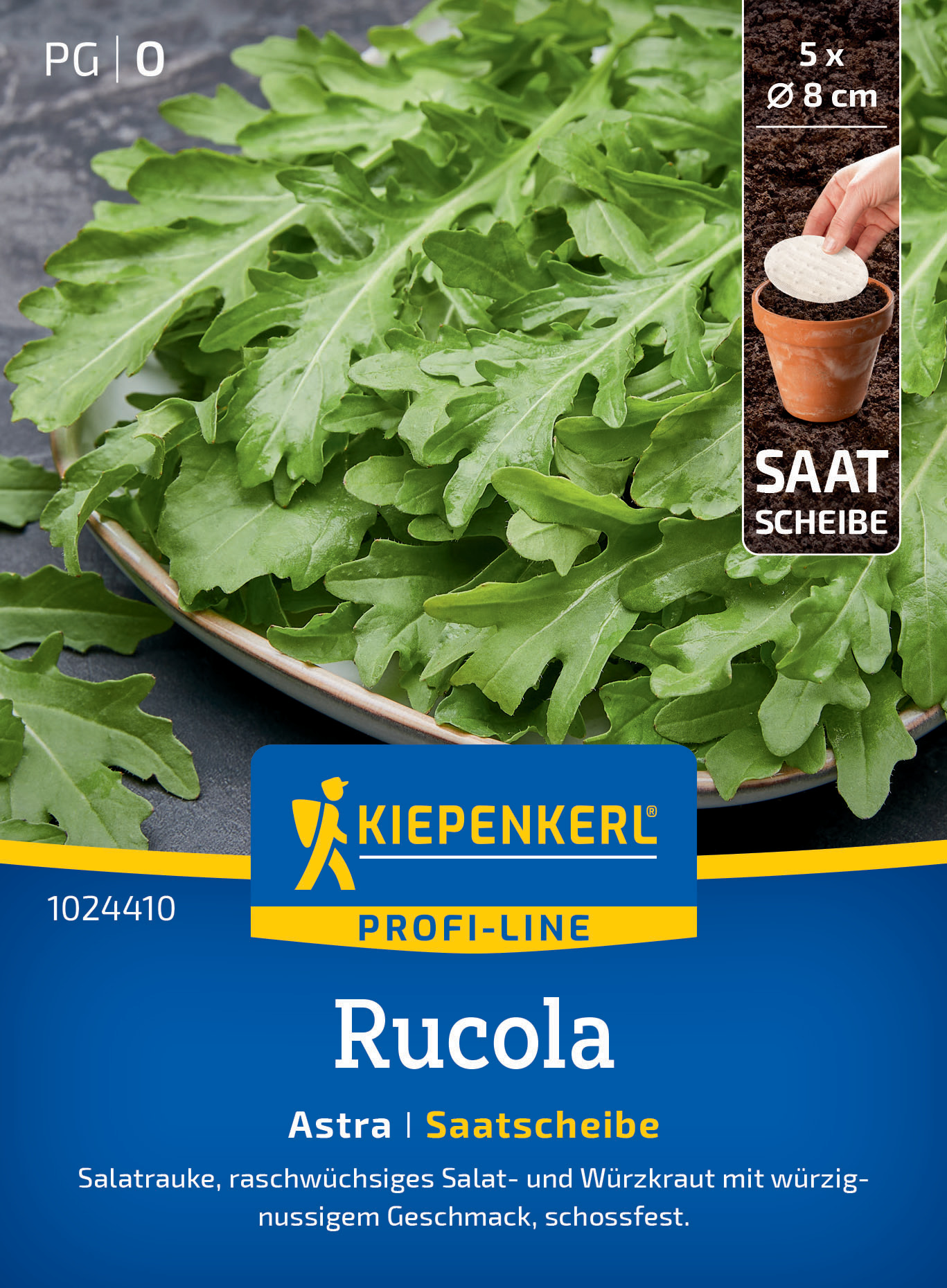 Rucola Astra, Saatscheibe