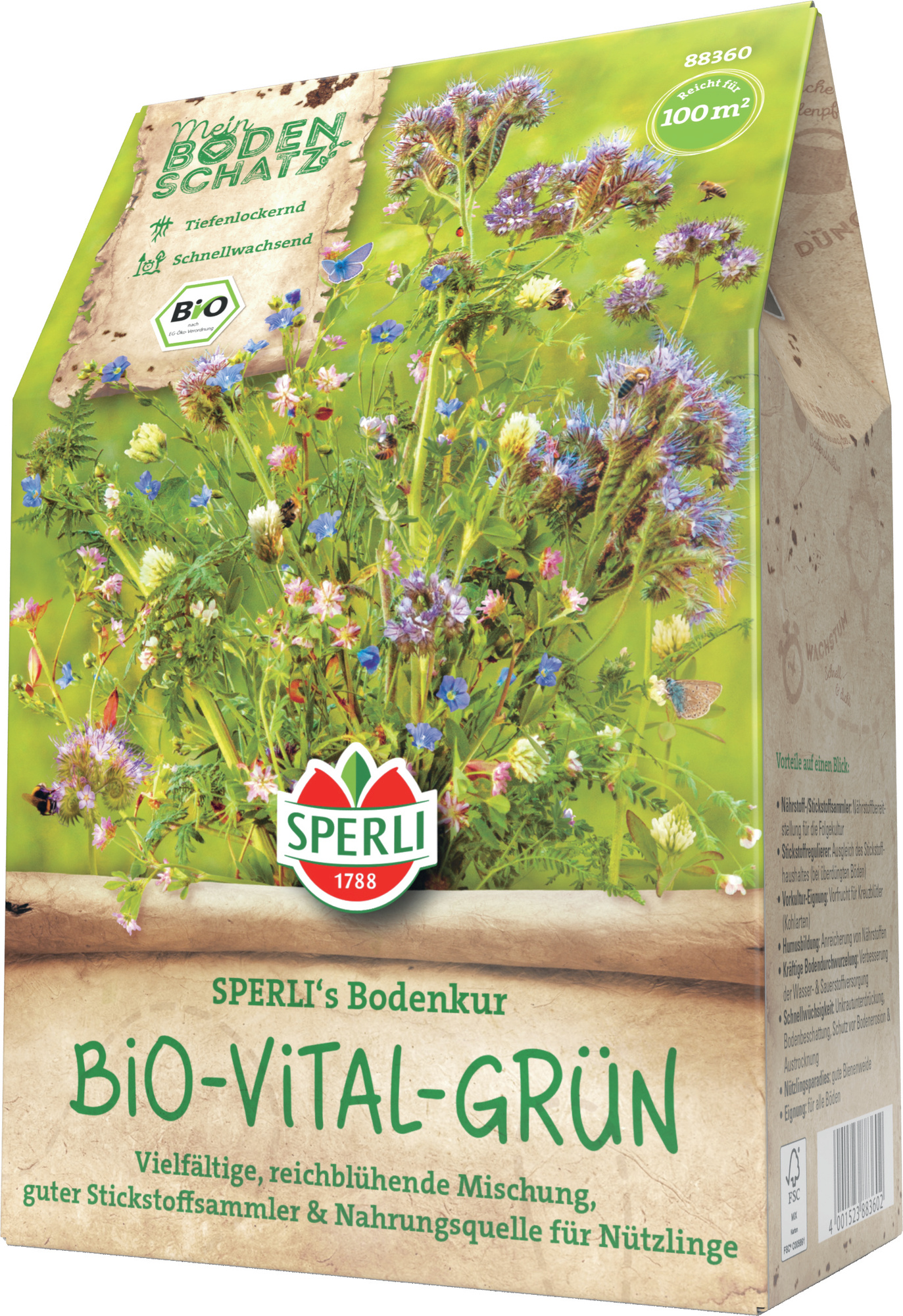 SPERLI's Bodenkur BIO-Vital-Grün, 0,3 kg