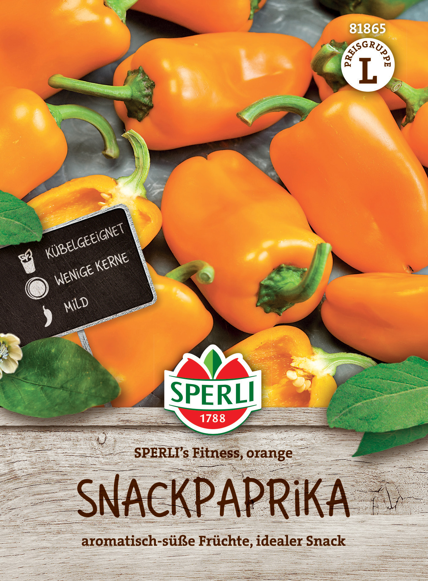 Snackpaprika SPERLI's Fitness, orange, F1