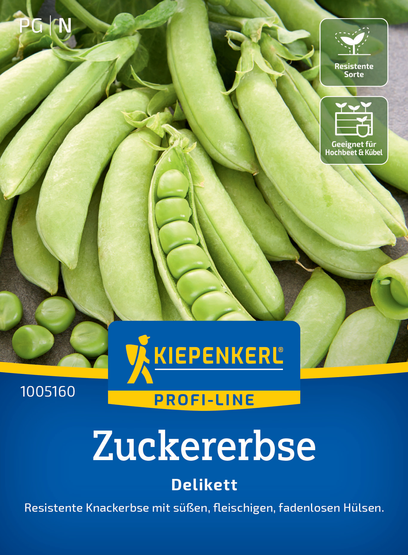 Zuckererbse Delikett