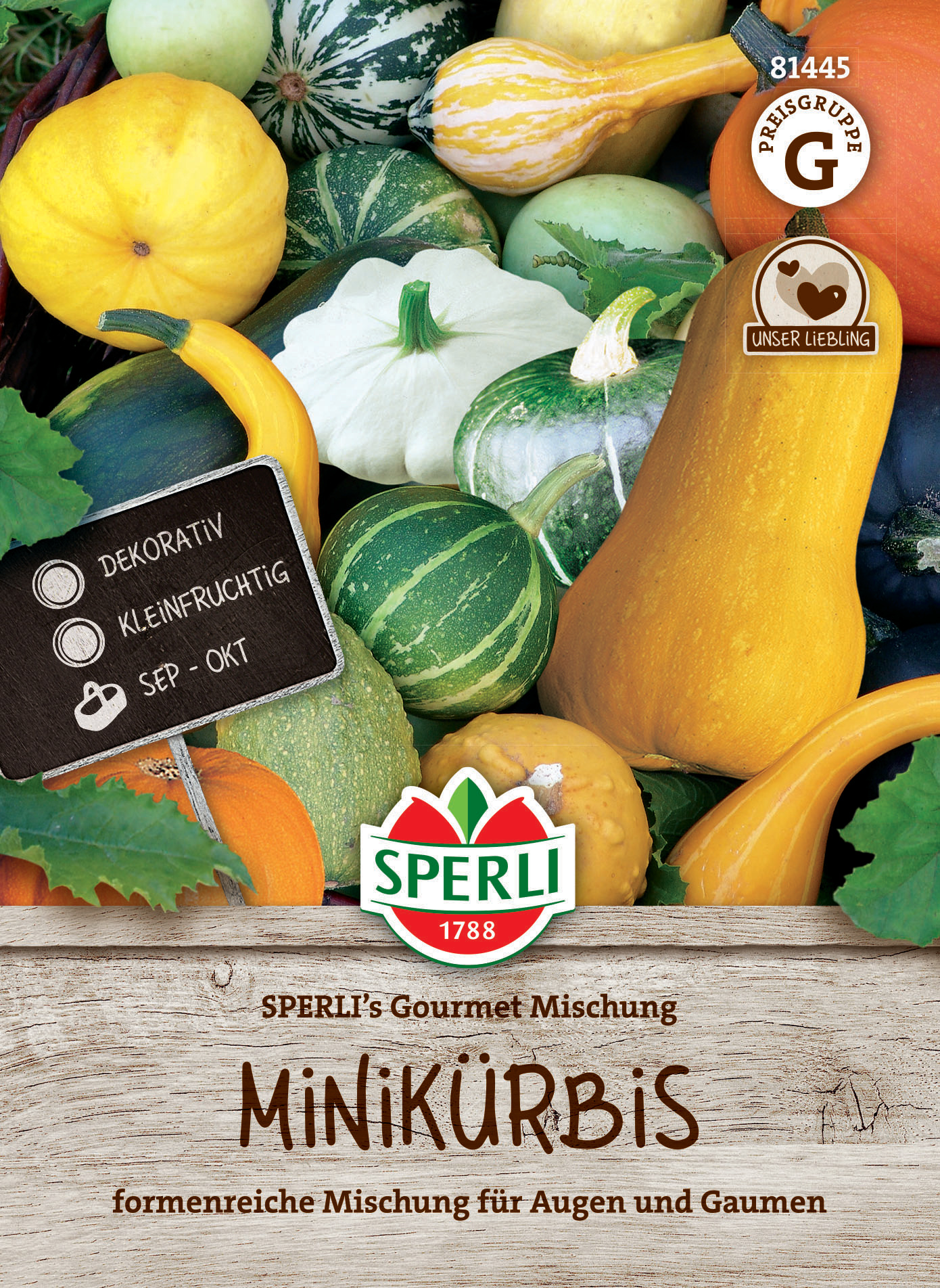 Minikürbis SPERLI's Gourmet Mischung