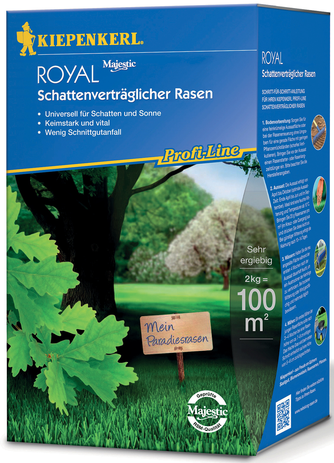 Profi-Line Royal Schattenverträglicher Rasen, 2 kg