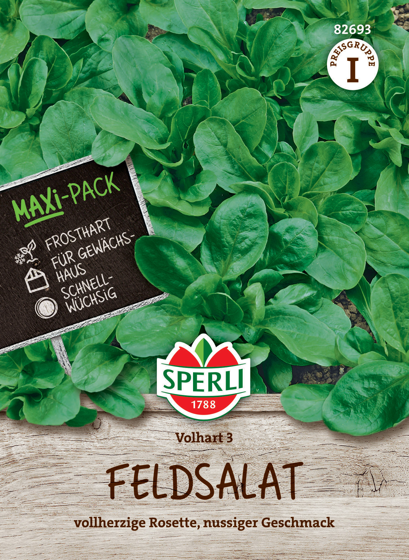 Feldsalat Volhart 3, MaxiPack 20g