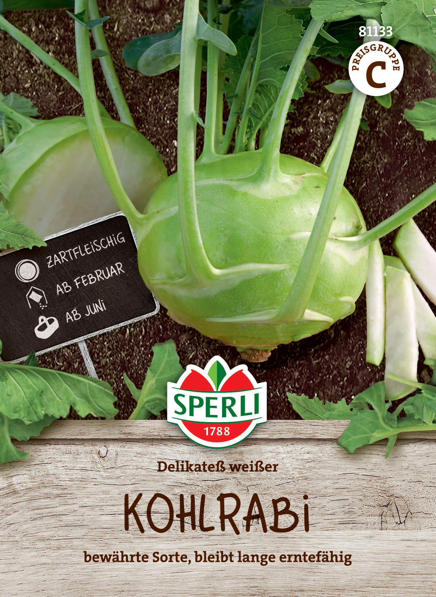 Kohlrabi Delikateß weißer