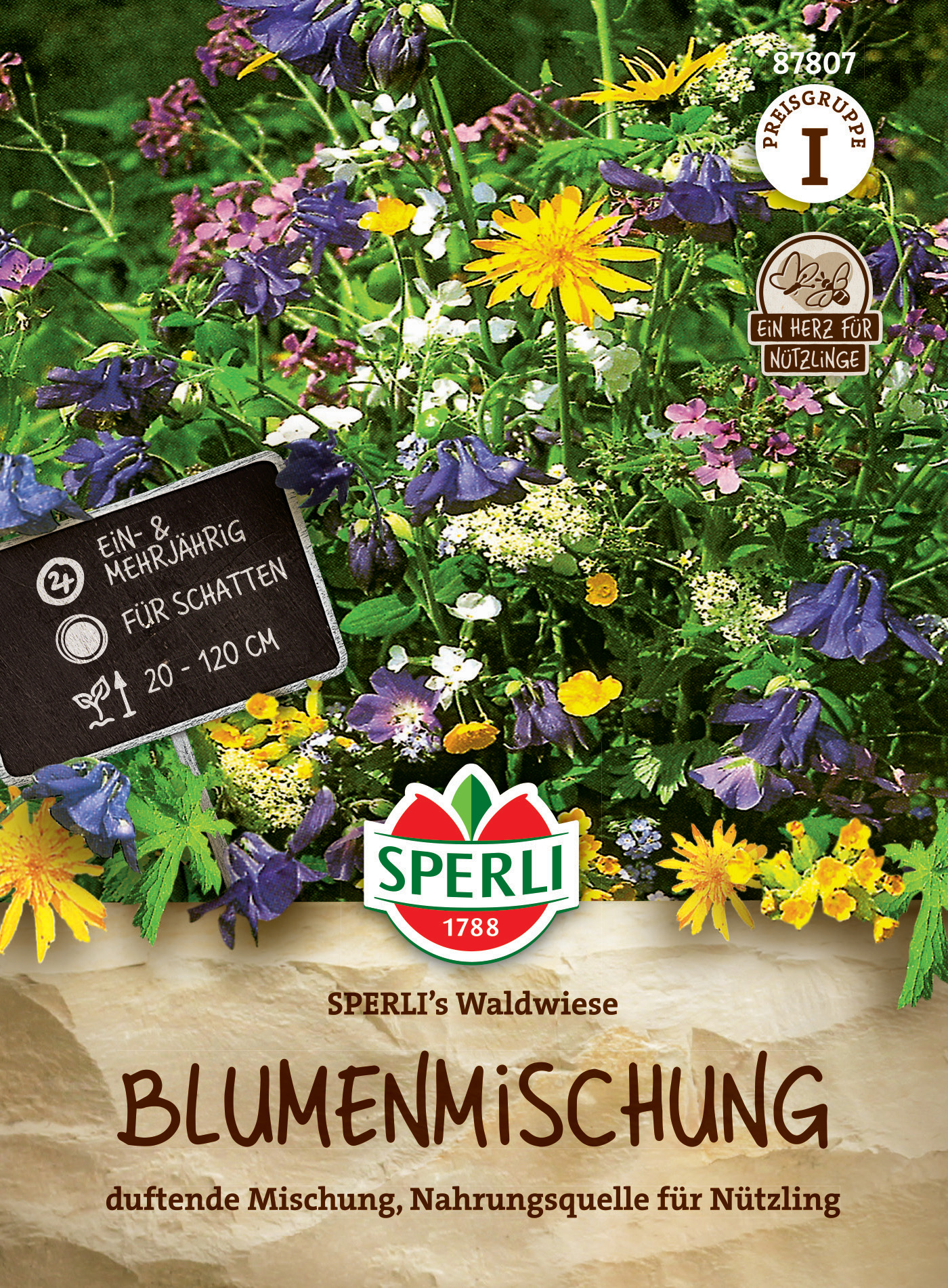 Blumenmischung SPERLI's Waldwiese