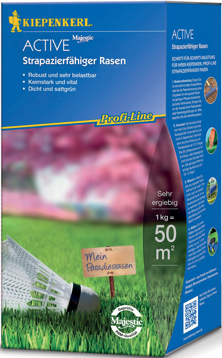 Profi-Line Active Strapazierfähiger Rasen, 1 kg