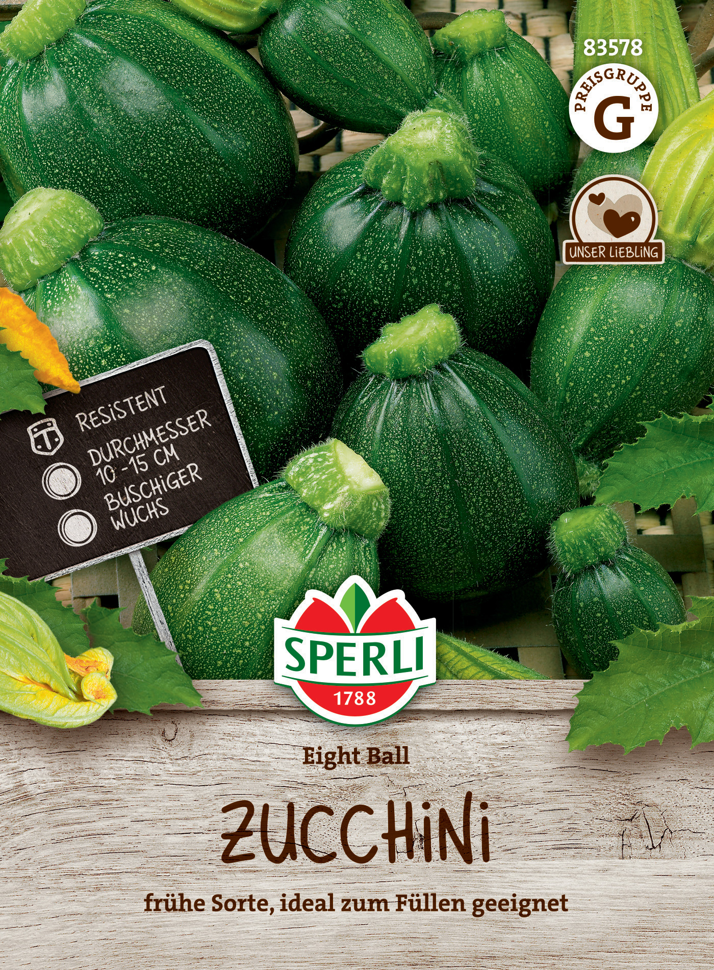 Zucchini Eight Ball, F1