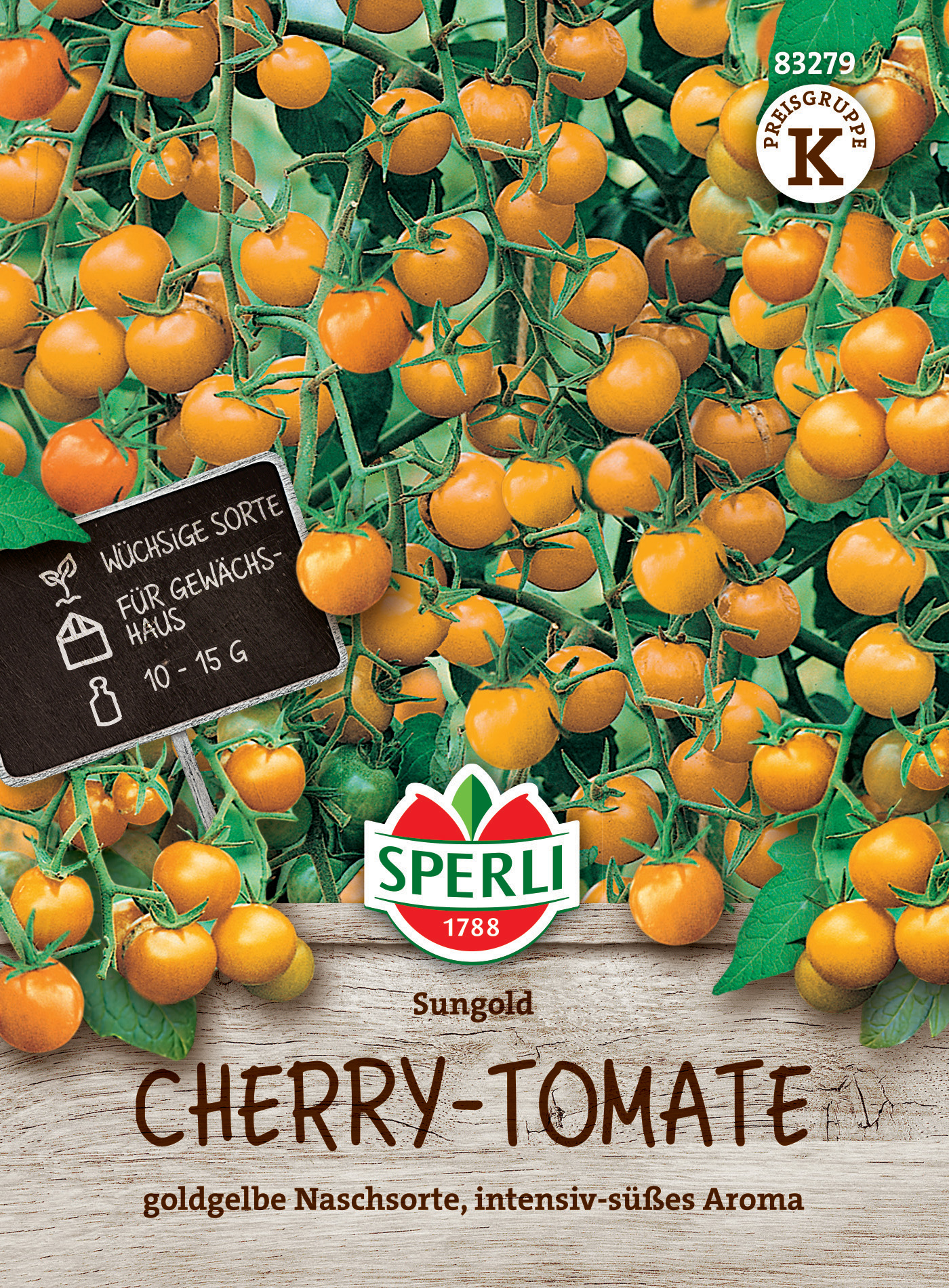 Cherry-Tomate Sungold, F1