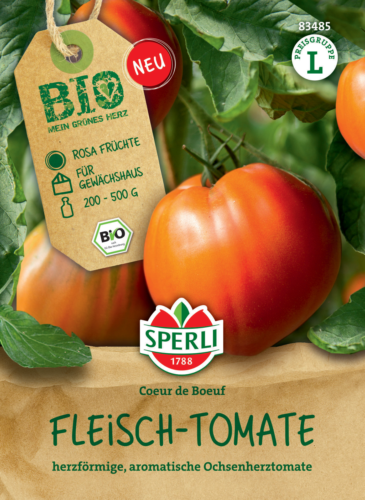 BIO Fleisch-Tomate Coeur de Boeuf