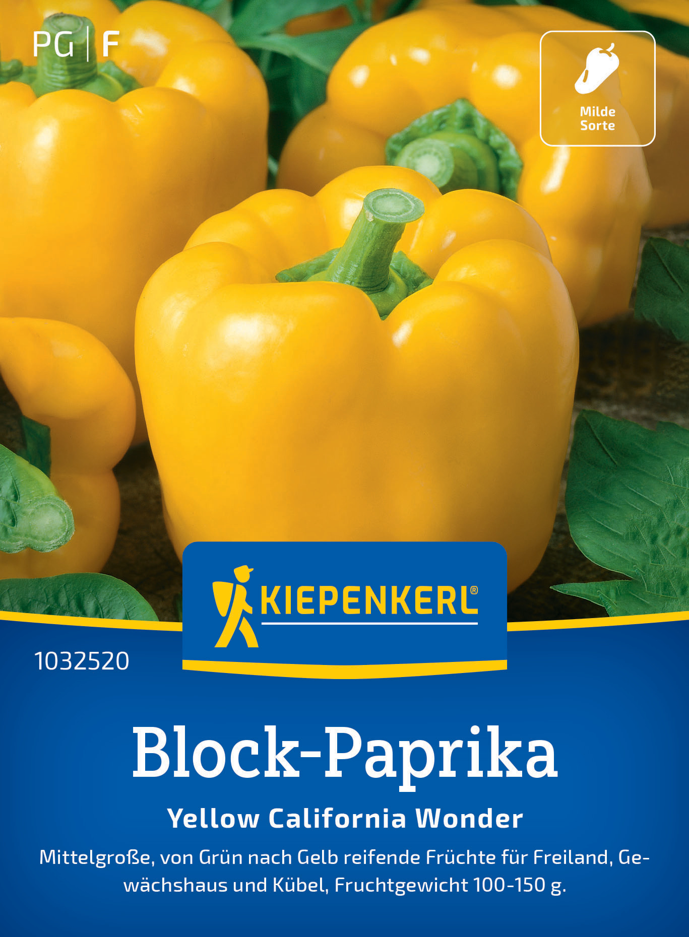 Block-Paprika Yellow California Wonder