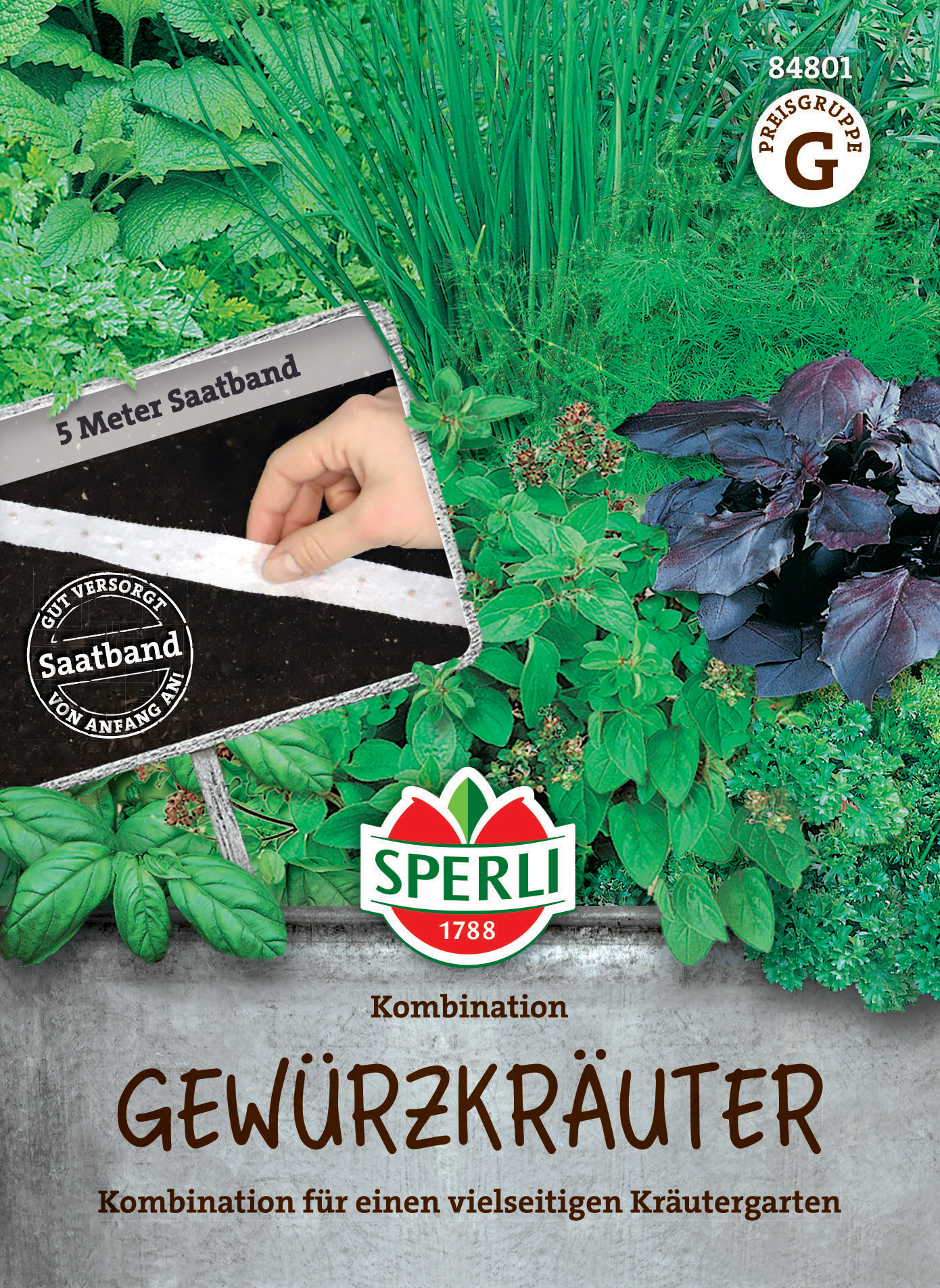 Gewürzkräuter Kombination, Saatband