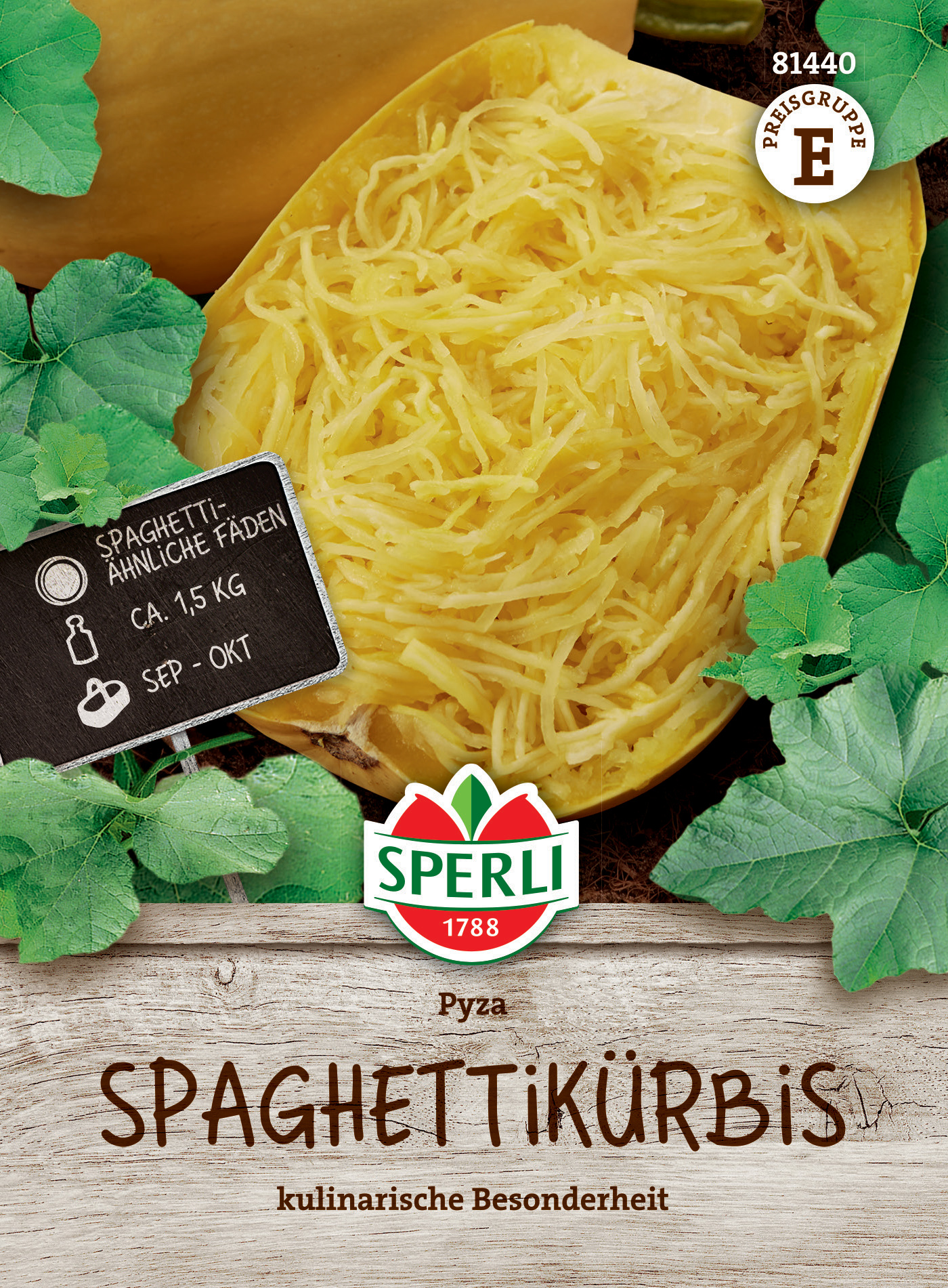 Spaghettikürbis Pyza